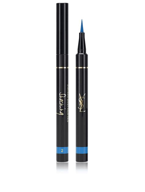 yves saint laurent eyeliner effet faux cils bleue|ysl beauty clear eyeliner.